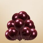 Maroon Balloon Set – 5 Pieces Wholesale in Qatar - 1008