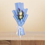 White Rose & Filler Bouquet – Wholesale in Qatar - 1071