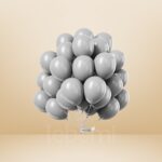 Sleek & Sophisticated – 10 Gray Balloon Set – Wholesale in Qatar - 1133