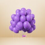Royal Vibes – 10 Purple Balloon Set – Wholesale in Qatar - 1137