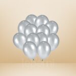 Shine Bright – 10 Silver Balloon Set – Wholesale in Qatar