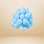 Serene Sky – 10 Light Blue Balloon Set – Wholesale in Qatar