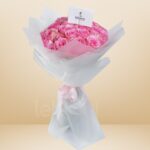 Pure Elegance – 35 Pink Roses Bouquet – Wholesale in Qatar - 1240