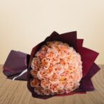 Elegant Rose Peach Bouquet – Wholesale in Qatar - 1261