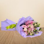 Elegant Estoma Pink Bouquet – Wholesale in Qatar - 1263