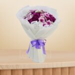 Purple & Pink Chrysanthemum Bouquet – Wholesale in Qatar - 1286