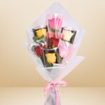 Mixed Rose Vase Arrangement – Wholesale in Qatar - 1375