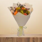 Yellow Rose & Astromaria Bouquet – Wholesale in Qatar - 1425