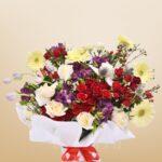 Vibrant Blossoms Mixed Floral Bouquet – Wholesale in Qatar - 1446