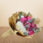 Elegant Cymbidium & Rose Bouquet with Chrysanthemum – Wholesale in Qatar - 1452