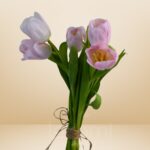 Pink Tulip Set – 5 Stems Wholesale in Qatar