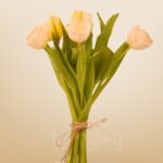 White & Yellow Tulip Delight – Wholesale in Qatar - 1490