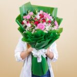 Blush Petals Charm Bouquet – Wholesale in Qatar - 1504