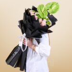 Blushing Greens Rose Wrap – Wholesale in Qatar - 1532