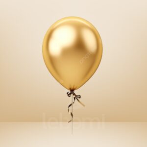 Golden Balloon Set – Luxe & Glam (1 Pc) - 1668