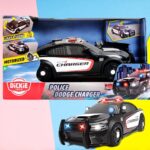 Dickie Toys Police Dodge Charger – Light & Sound Motorized Car