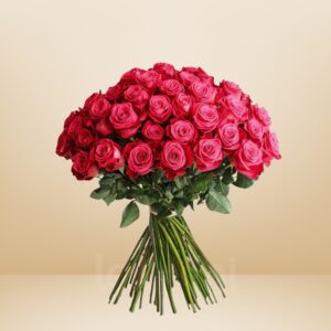 25 Fuchsia Rose Flower Set – Bold Beauty with a Feminine Touch - 10423